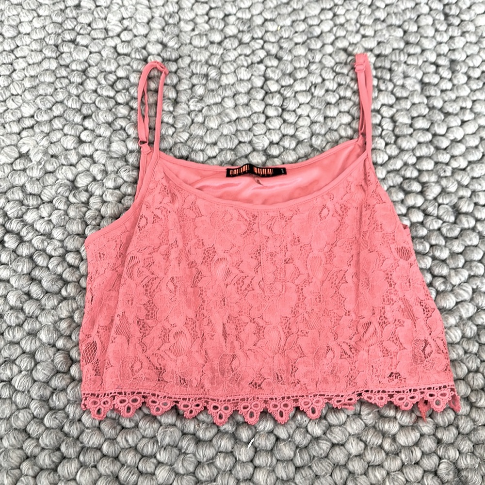Lace crop top